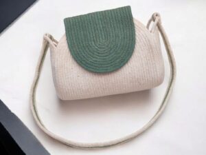 Handwoven Jute Tote Bag – Natural Beige