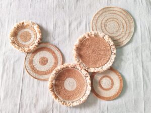 Handwoven Jute Wall Hanging – Boho Style 2