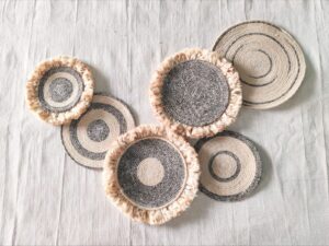 Handwoven Jute Wall Hanging – Boho Style